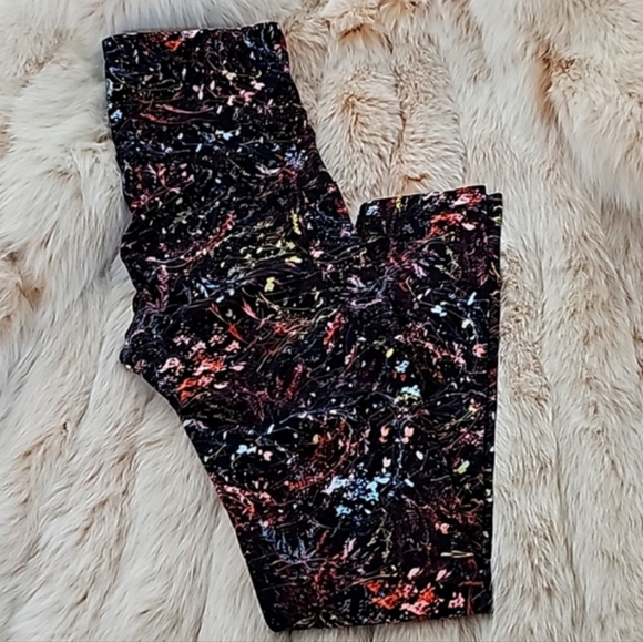 Lululemon Floral Leggings Sz 4 - Picture 2 of 6